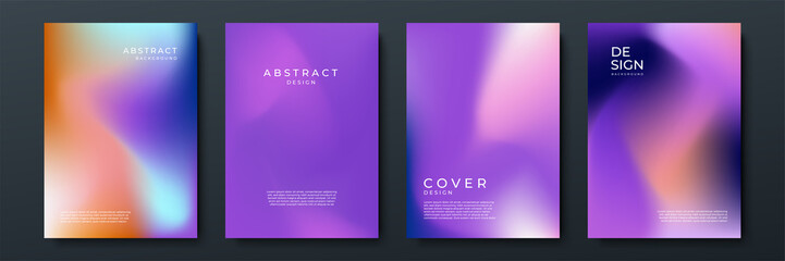 Abstract gradient texture background with dynamic blurred effect. Minimal gradient background with modern pink purple color for presentation design, flyer, social media cover, web banner, tech poster