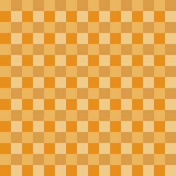 orange pattern with squares