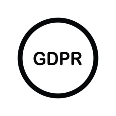 Data EU or policy privacy icon