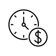 Business productivity icon vector graphic illustration