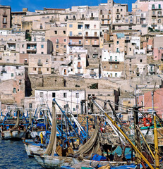 Sicilian village - obrazy, fototapety, plakaty