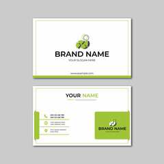 elegant modern business card design template