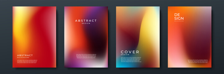 Abstract gradient texture background with dynamic blurred effect. Minimal gradient background with modern trendy fresh color for presentation design, flyer, social media cover, web banner, tech poster