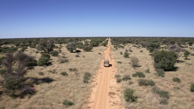 Drone over Kalahari