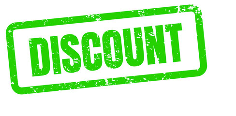 Discount grunge stamp, vector illustration.