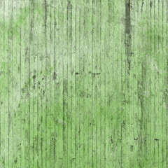 Concrete background with green paint grange wall