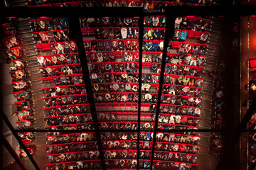High angle view of theatre audience