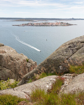 Cliffs above sea in Astol Sweden
