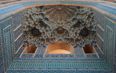 The entrance gate of Imam mosque, Isfahan, Iran