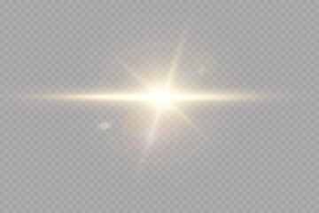 Vector transparent sunlight special lens flare light effect