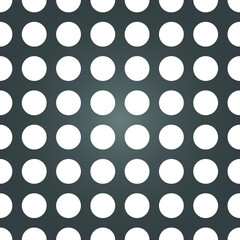 white polka dots pattern grey background vector image