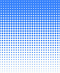 Vertical dots halftone pattern vector image
