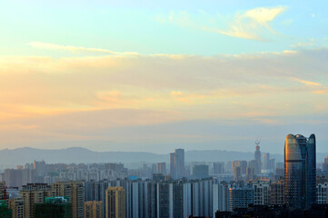 Buildings and Architecture in sunrise