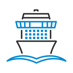 Cruise Liner Icon