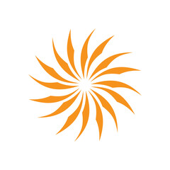 Sun Vector illustration Icon Logo Template design
