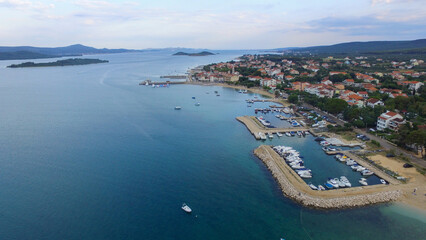 view of the port country, Sveti Filip i Jakov , Croatia