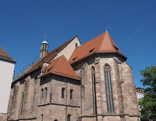 Fototapeta na wymiar Frauenkirche church of Our Lady in Nuernberg