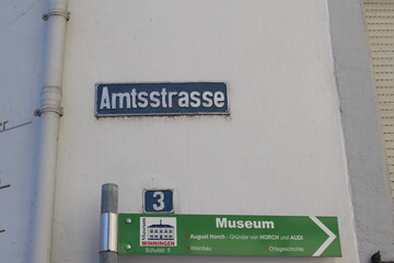 Strassenschild: Amtsstrasse