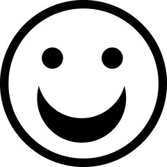 Happy emoji icon symbol vector illustration.eps