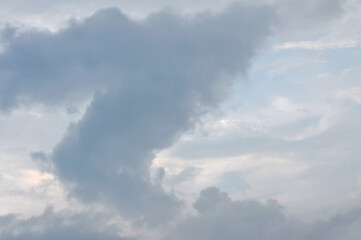 Obraz premium Dramatic panorama sky after sunrise