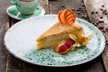 A slice of napoleon
