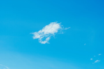 blue sky white clouds sunlight natural beauty