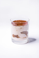 Tiramisu with cocoa