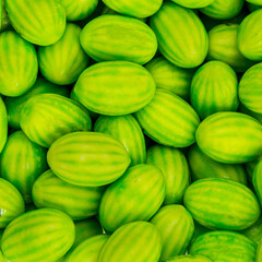Green sweet drops
