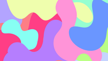 abstract colorful liquid, fluid background illustration, perfect for wallpaper, backdrop, postcard, background for your design