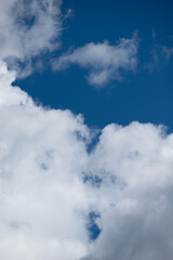 blue sky with clouds, nacka,sweden,sverige,stockholm