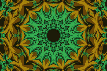 Beautiful winter abstract background consisting of snowflakes made in the form of stars and various shapes can be used as a background image of a desktop on a computer