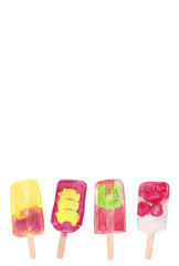 アイスキャンディーの水彩イラスト