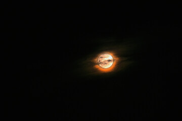 moon in the night