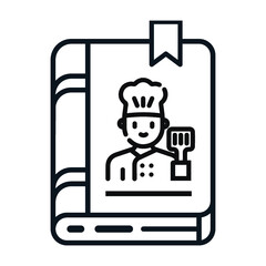 Cookbook, book, recipe icon