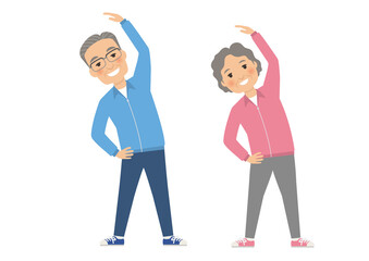 シニアジャージ全身体操