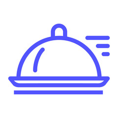 Cover, dish, food icon