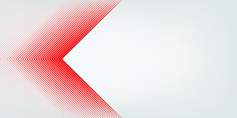 White abstract background and red line