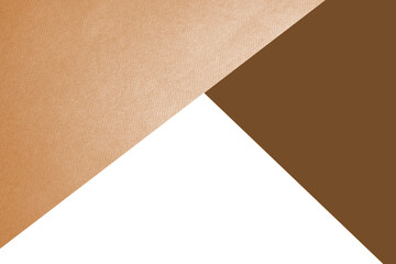 Dark and light abstract white and shades or tones of brown inverted triangles paper background with...