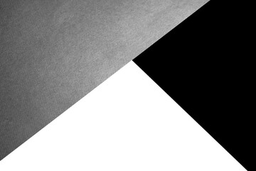 Dark and light abstract black white and grey inverted  triangles paper background with lines...
