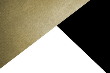 Dark and light abstract black white and yellow triangles paper background with lines intersecting each other plain vs textured cover