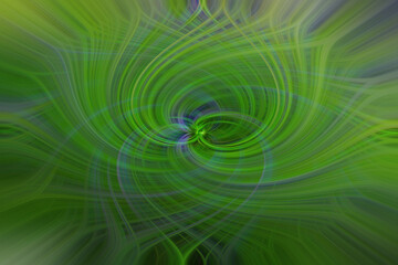 Digital art, creative green fractal background