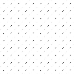 Square seamless background pattern from black mens razor symbols are different sizes and opacity. The pattern is evenly filled. Vector illustration on white background