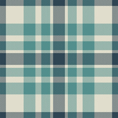 Plaid check pattern. Seamless fabric texture. Tartan textile print.
