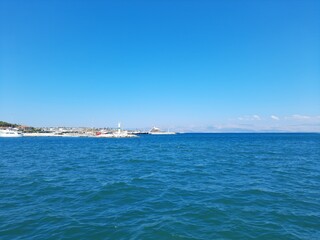Fototapeta premium yacht in the sea