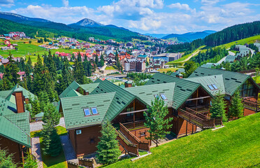 Visit Bukovel mountain resort in Carpathians, Ukraine