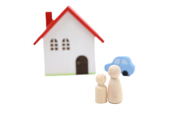 住宅イメージ　ミニチュア　マイホーム