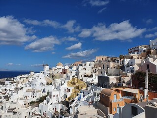 Fototapeta na wymiar Landscape view of Santorini