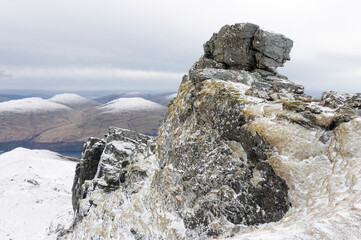 The Cobbler and the surrounding view, Arrochar, Argyll and Bute, Scotland