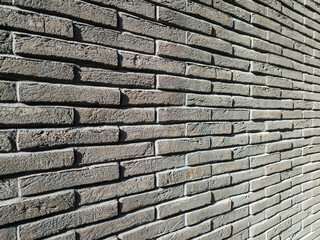 Pattern of slate stone wall surface. Background texture.