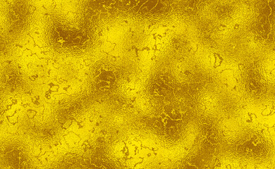 Gold metal brushed background or texture of brushed steel. Golden background with effect metallic foil. Gold foil leaf metallic wrapping paper background. Gold metal plate for design cards, prints.